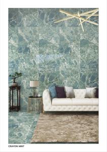 Azulejo de Porcelana Brillante de Lujo 600x600mm 60x60cm 24x24 Superficie Pulida Brillante, Revestimiento Cerámico Duradero, Azulejo Premium para Paredes Interiores - Product Image 4