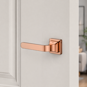 Premium Solid Brass Mortise Lever Door <b>Handle</b> Set for Villa Apartment Interior Use Modern Design Corrosion Resistant Heavy Duty - Product Image 4