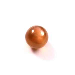 Billes rondes lisses en pierre de lune chocolat naturelle de 10 mm, sphères de guérison, pierres précieuses en vrac pour la fabrication de bijoux, lot en gros, qualité AAA++ - Product Image 1