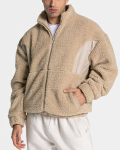 Chaqueta de Forro Polar con Cuello Alto y Diseño Personalizado con Logotipo, Estilo Oversize, para Gimnasio y Ropa Urbana, Cálida, para Hombre - Product Image 6