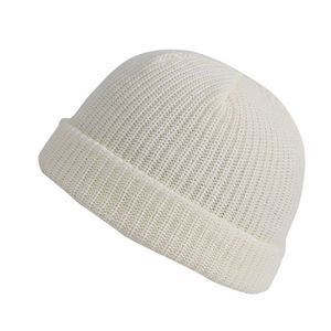 Wholesale <b>Wool</b> Blend <b>Beanie</b> Supplier for Streetwear Brands Custom Logo Rib Knit Private Label Factory - Product Image 2
