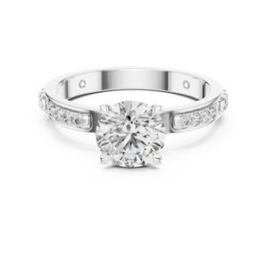 Factory Wholesale 925 Sterling Silver Moissanite <b>Diamond</b> <b>Ring</b> Custom Engagement Wedding Jewelry Manufacturer OEM Supplier - Product Image 1