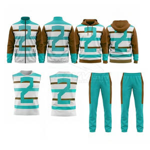 ชุดยูนิฟอร์ม 7 คนต่อทีม พร้อมโลโก้สั่งทำ แพ็คเกจชุดยูนิฟอร์ม 7 คนต่อทีม ผลิตจากโพลีเอสเตอร์ 100% ผลิตในประเทศปากีสถาน - Product Image 2