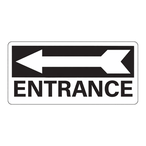 Panneau d'entrée adhésif Brady pour intérieur/extérieur, pour l'identification des entrées - Product Image 2