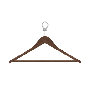 Cintre à vêtements en bois d'acacia, design attrayant et moderne, pour la maison, les chambres d'hôtel, les salles d'exposition, les armoires, etc. - Product Image 2