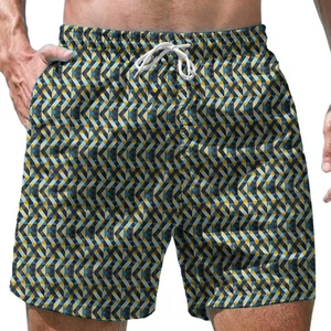 Pantalones Cortos de Baño para Hombre, con Logotipo Personalizado, de Secado Rápido, Transpirables, Ecológicos, de Poliéster, para Verano, Moda Deportiva - Product Image 1