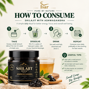 Résine de Shilajit de l'Himalaya 100% naturelle de qualité supérieure avec Ashwagandha, qualité alimentaire, favorise l'énergie et la résistance - Product Image 4