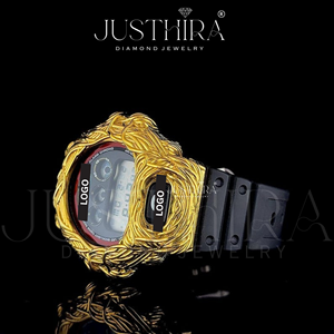 Reloj de Pulsera de Lujo con Diamantes de Moissanita de Alta Calidad, Totalmente Cubierto de Piedras, Estilo de Joyería de Moda para Hombre, Disponible al Mejor Precio - Product Image 3