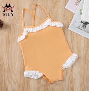 来样定做女童透气泳衣批发儿童泳衣 - Product Image 2