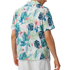 เสื้อเชิ้ตฮาวายชายแขนสั้นทรงดับเบิ้ลเบรสต์ ระบายอากาศได้ดี ลายพิมพ์แฟชั่น สำหรับใส่ไปชายหาด สไตล์ฤดูร้อน ลดราคาพิเศษ - Product Image 3