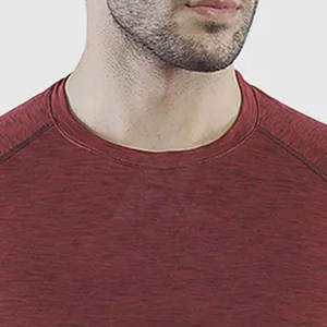 OEM Customized Service Front Lightweight Men <b>Compression</b> <b>Shirts</b> Regular Fit Solid Pattern Eco-Friendly Spandex/Polyester - Product Image 6