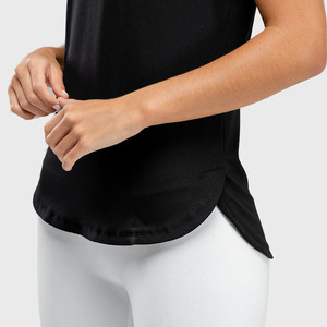 T-shirt décontracté pour femme / T-shirt sans manches moderne à coupe régulière, coupe décontractée, haut tendance à manches courtes - Product Image 4