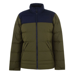 Chaqueta de Invierno Acolchada Impermeable con Cuello Alto de Lona de Alta Calidad con Logotipo Personalizado de Nuevo Diseño para Hombre - Product Image 1