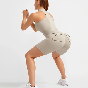 Traje Deportivo Personalizado de Nuevo Estilo para Mujer, Mono de Fitness / Ropa Deportiva y de Yoga Transpirable de Alta Calidad, Trajes de Cuerpo Entero para Mujer - Product Image 4