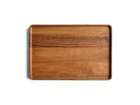 Plateau en bois de hêtre, plateau à fruits, plateaux ovales, plateaux décoratifs rectangulaires, plateau à dessert, vaisselle de table, plateau artisanal en bois