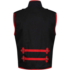 Chaleco Gótico Steampunk para Hombre - Chaleco sin Mangas para Banda de Marcha y Bateristas, Alta Calidad 2026 - Product Image 2