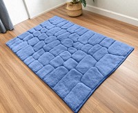 Tapis berbère marocain Beni Ourain 100% laine noué à la main, tapis shaggy fait main, taille personnalisée