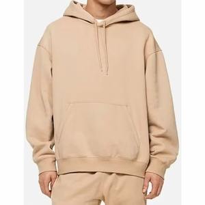 Nouvel arrivage : Sweat à capuche unisexe à manches longues en coton mélangé, séchage rapide et confortable, poids moyen, faible MOQ, production rapide - Product Image 2