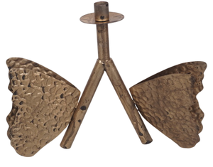 Porte-bougie chauffe-plat en fer durable, finition rouille, pour décoration intérieure/extérieure, fournitures de fête et célébrations festives - Product Image 4