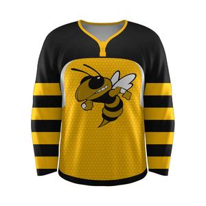 升华冰球训练练习球衣廉价备案海关oem冰球服 - Product Image 1