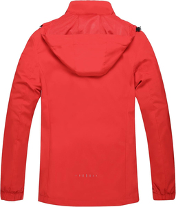 New Custom Front Logo <b>Men</b> Hooded Winter <b>Lightweight</b> Casual Polyester Quick Dry Breathable Windbreaker <b>Jacket</b> - Product Image 2