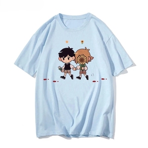 Camiseta de Moda para Mujer con Hombros Caídos, 100% Algodón, Tela de Alta Calidad, Transpirable, Cómoda, Ropa Casual de Verano - Product Image 2