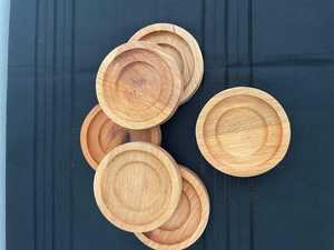 Personalized Wooden <b>Coaster</b> for <b>Beer</b>, Tea or Any Drink, Made of Quality Solid Beech Wood, <b>Coaster</b> for Cafes, Kitchens or Hotels - Product Image 3