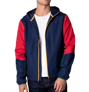 River <b>Camping</b> Fishing Sports Plus Size Classic Zip Color Block Waterproof Breathable Quick Dry <b>Windbreaker</b> Jacket - Product Image 3