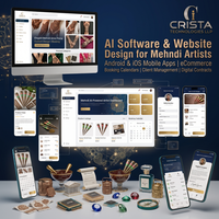 Logiciel IA pour les artistes du henné, conception de sites web, applications mobiles Android iOS, logiciel IA ERP CRM, WordPress, Shopify, IA e-commerce