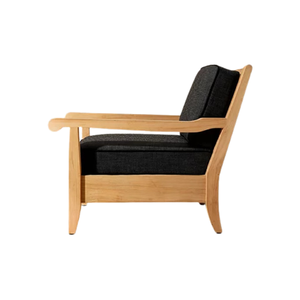 Sillón de Exterior de Lujo Heritage, Madera de Teca Sólida, Reposabrazos Esculpidos, Diseño Geométrico Circular en el Respaldo, Muebles para Hotel - Product Image 2