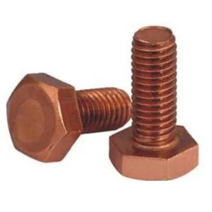 Premium copper bolts threaded <b>fasteners</b> high conductivity industrial hardware corrosion resistant heavy duty bolt fittings - Product Image 3
