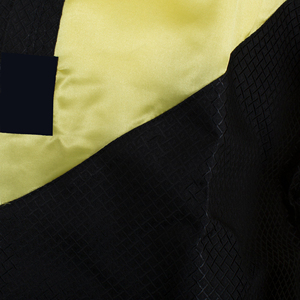 Uniforme de Taekwondo Negro y Amarillo, Gi de Artes Marciales, Poliéster Transpirable, Conjunto Unisex para Adultos - Product Image 3