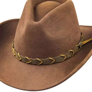 Cheap Price Men Cowboy <b>Hats</b> Best Style Breathable Comfortable <b>Top</b> Trend Anti Wrinkle Premium Quality Cowboy <b>Hat</b> With Customized - Product Image 6