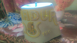 Sombrero Shriners Fez 2026, Étnico Blanco, 100% Lana, Bordado a Mano con Pedrería, Regalia Masónica, para Fiestas al Aire Libre, Uso Diario, Personalizable - Product Image 4