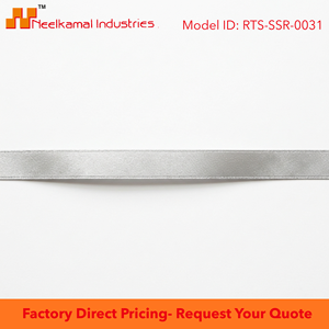 Cinta de Raso Plateada de 6mm, de una Sola Cara, para Exportación, Paquete de 20 Rollos x 8 Metros, para Manualidades Navideñas, Etiquetas de Regalo, Decoración de Fiestas, al por Mayor - Product Image 6
