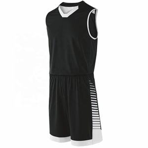 Ensemble d'uniformes de basket-ball sublimés personnalisés, noir, jaune, blanc, adulte, unisexe, respirant, maillot et short - Product Image 3
