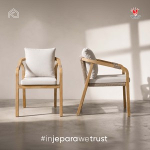 Teak Rope Solid Wood <b>Restaurant</b> Outdoor Dining <b>Set</b> Modern Garden Patio Furniture for Villa Resort Hotel Jepara Indonesia - Product Image 6