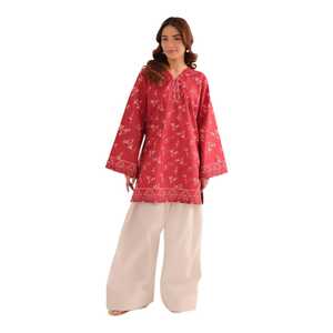 Elegante Colección de Ropa Estampada para Mujer, Estilo Indio y Pakistaní, con Algodón Suave, Traje de 2 Piezas, Vestido de Verano para Uso Diario - Product Image 1