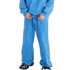 Men’s Custom Track Pants Loose Fit Casual <b>Joggers</b> with Contrast Piping Sportswear Street wear <b>Trousers</b> Wholesale Custom Logo - Product Image 5