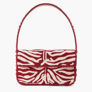 Bolso de hombro con bordado floral de diseñador para mujer, para compras, viajes y organización diaria, con costura cruzada a bajo costo. - Product Image 1