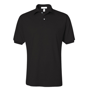 Chemises polo en coton personnalisées avec logo pour hommes - Coupe ajustée respirante à manches courtes, broderie, polo décontracté pour affaires - Product Image 1