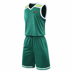 Uniforme de Baloncesto de Tela de Calidad con Nuevo Diseño, Nombre, Número y Logotipo, Uniforme de Baloncesto a Precio Económico - Product Image 1