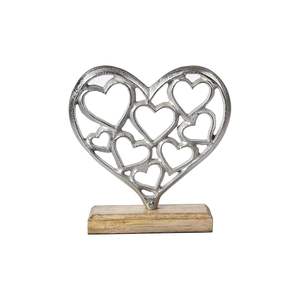 Scultura in alluminio artigianale per l'arredamento <span class=keywords><strong>artistico</strong></span> degli interni, che mostra un'abilità nel lavorazione del metallo e un design decorativo moderno. - Product Image 5