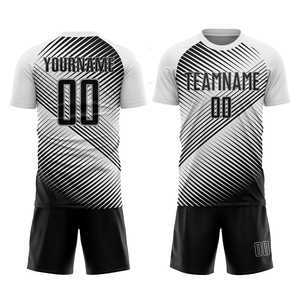 Heat-Transfer Printed Soccer Ball Uniform High Performance Breathable Football Jersey Shorts for Competitive Training Match - Product Image 6
