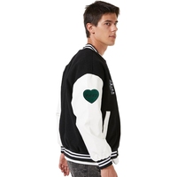 Veste universitaire en toile personnalisée pour hommes - Imperméable, coupe-vent, design baseball universitaire d'hiver, tissu 100% coton