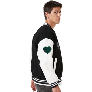 Chaqueta Universitaria Personalizada de Lona para Hombre, Impermeable, Resistente al Viento, Diseño de Béisbol Universitario de Invierno, Tela 100% Algodón - Product Image 2