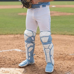 Protège-jambes de baseball en cuir durable, design profilé, sangles de fixation réglables, ajustement confortable, protection professionnelle, pliable - Product Image 6