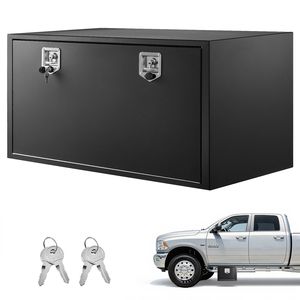 Cassetta Portautensili in Acciaio Resistente per Sottoscocca Camion 48 X 24 X 24 Pollici, Impermeabile, con Serratura e Chiavi - Product Image 1