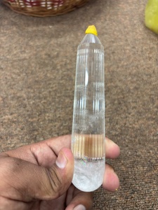 Natural Clear Quartz Faceted Massage <b>Wand</b> Polished <b>Crystal</b> Beauty Tool For Facial Relaxation Wellness And Personal Care - Product Image 1