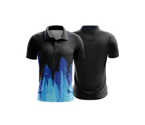 Camiseta polo de entrenamiento ultra performance para hombre, transpirable, de secado rápido, ligera, elástica, que absorbe la humedad, para gimnasio, deportes y actividades. - Product Image 4